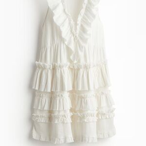 RUFFLE-TRIMMED COTTON EASY-WEAR DRESS
$64.99